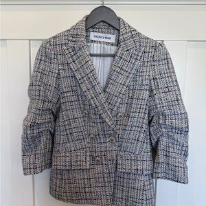 Veronica Beard Women's Gray Tweed Jacket